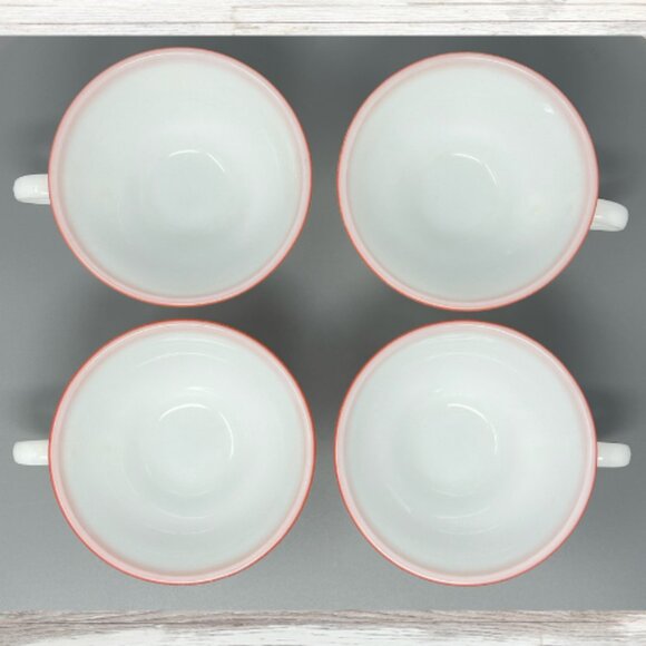Vintage 1950's Pyrex Tea Cups Set of 4 - Picture 3 of 6